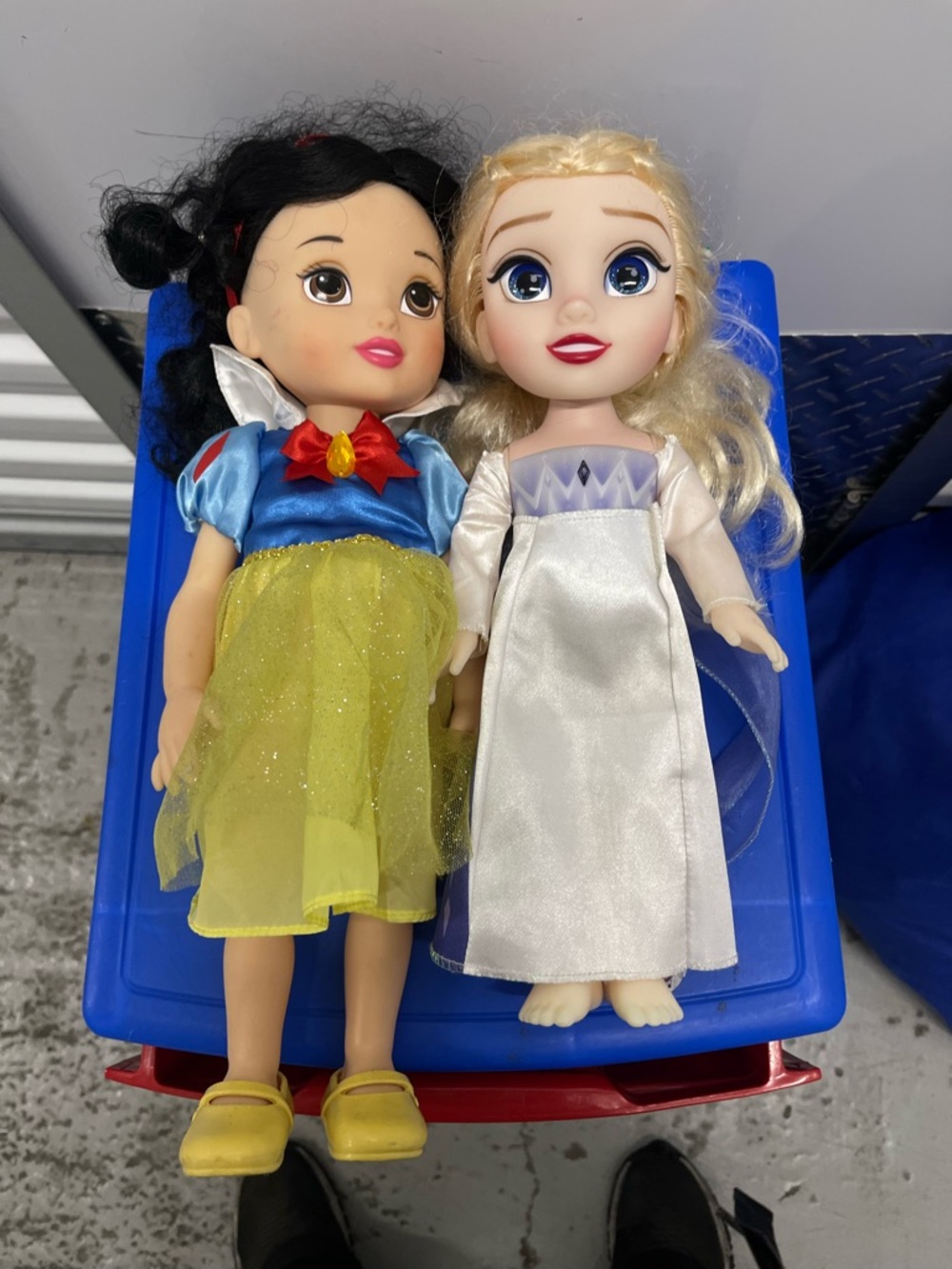 Disney Princess Plush Set - Yellow, Blue, White & Blonde